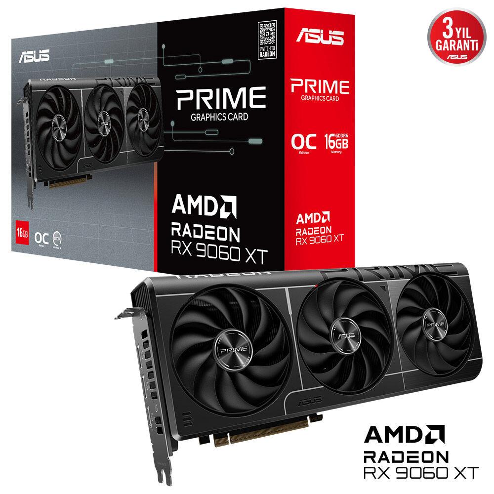 ASUS PRIME-RX9060XT-O16G AMD RADEON 128BIT 16G VGA