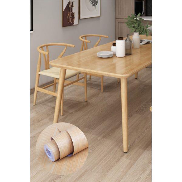 Ahşap Görünümlü Kendinden Yapışkanlı Kaplama Folyosu 5 Metre