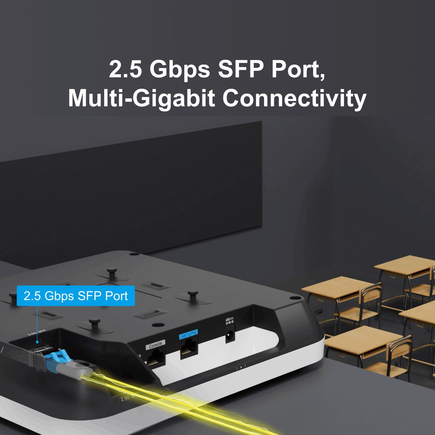 RUIJIE-REYEE RG-AP820-L V3 2 PORT 2.4+5GHZ POE ACCESS POİNT