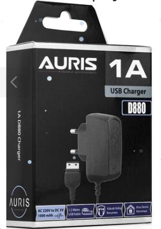 Aurıs T-12 1AMPER Samsung D880 Şarj Aleti