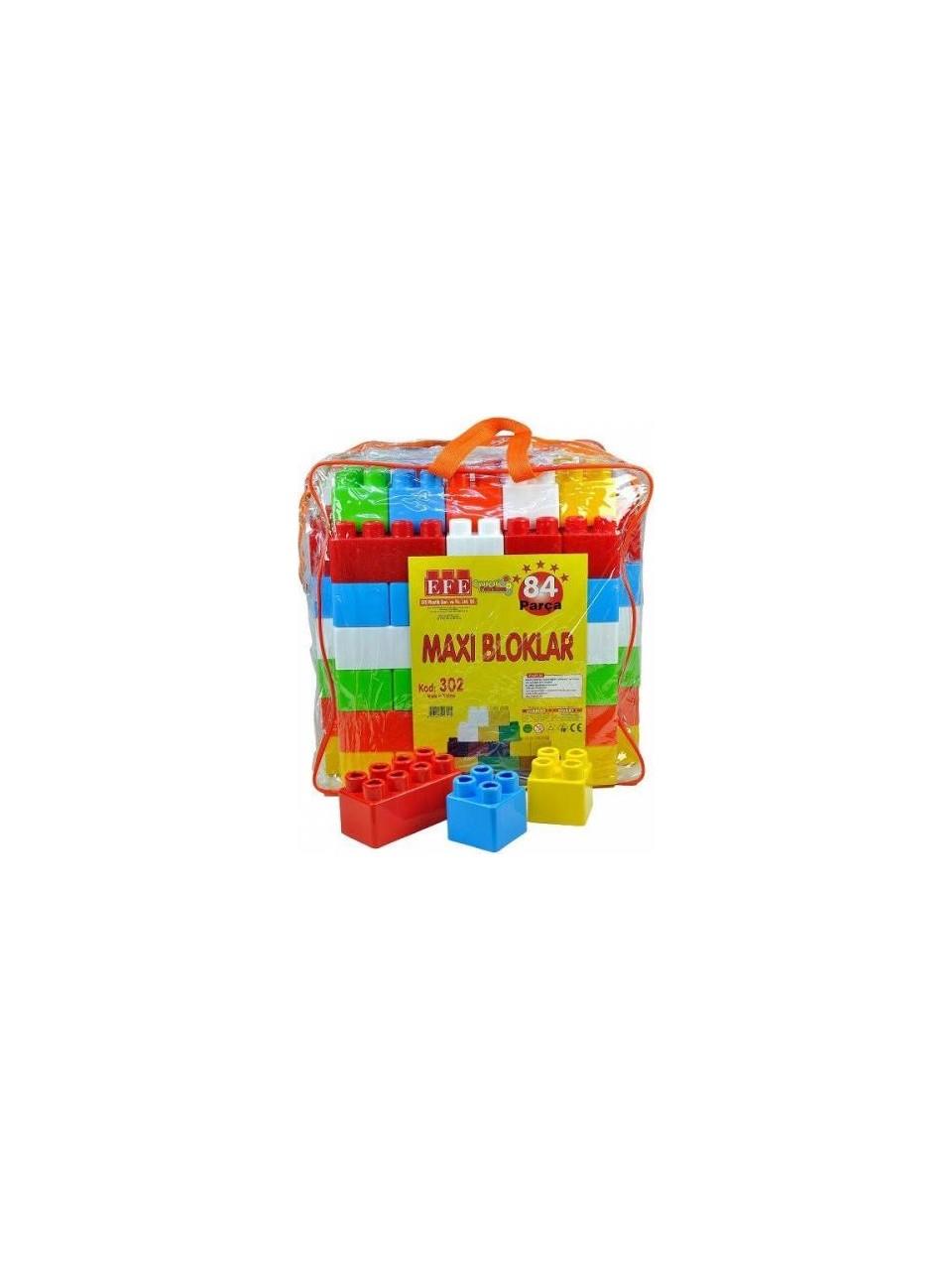 Efe Oyuncak Plastik 84 Parça Maxi Bloklar 302