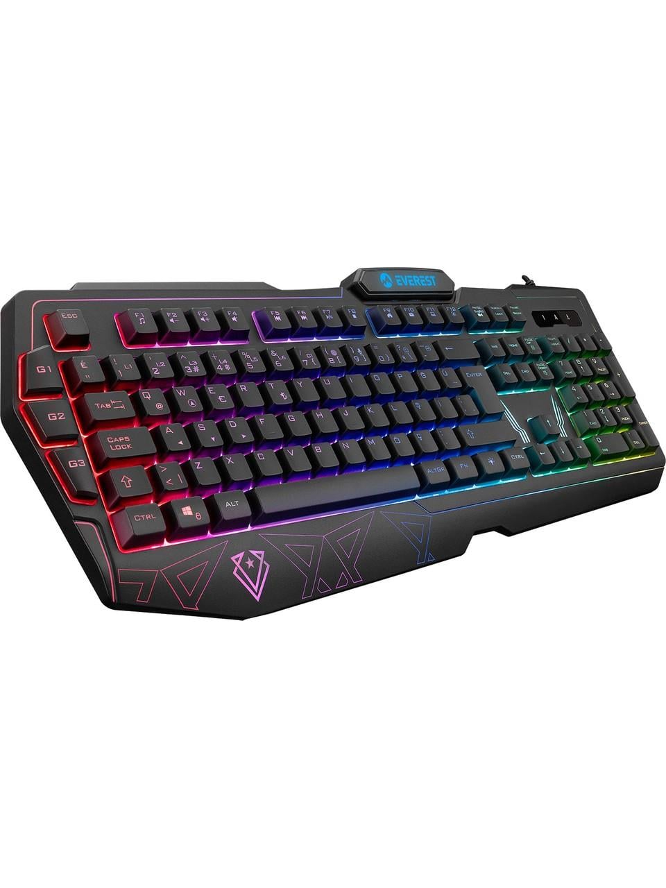 Everest KB-GX61 Formula USB Rgb Aydınlatmalı 3 Makro Tuşlu Bilek Destekli Gaming Oyuncu Klavyesi