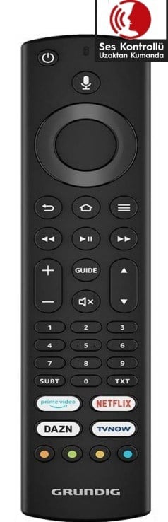 Grundig FIRE Tv Android Led Orjinal Kumanda OZT 300-PS