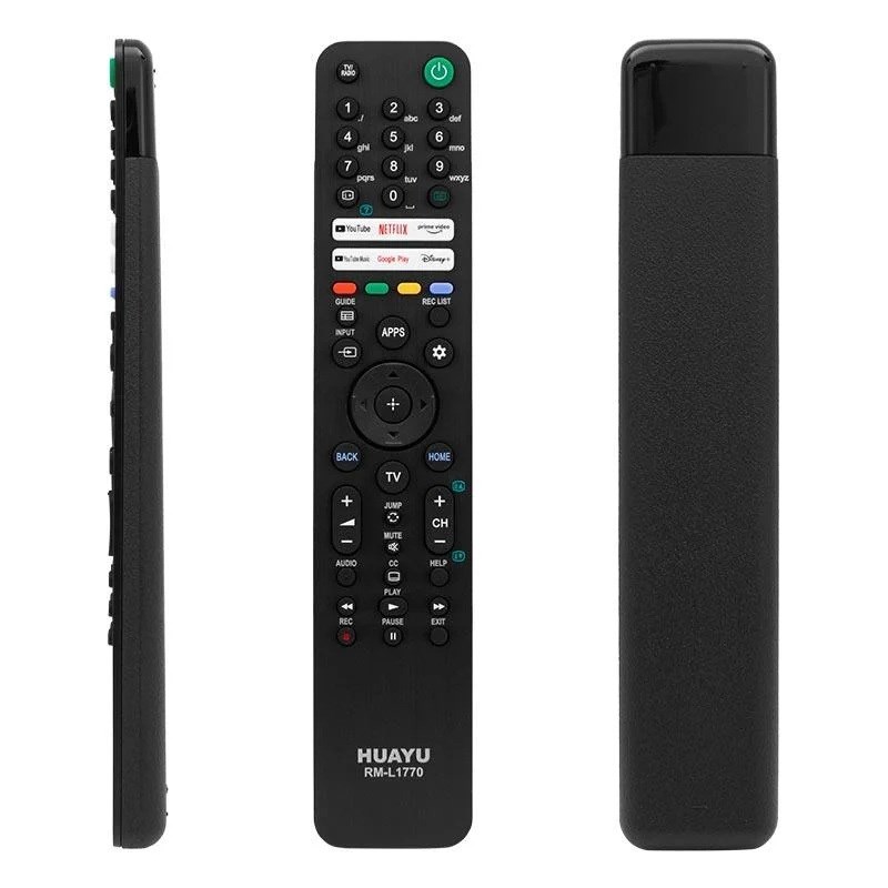 Huayu Kl RM-L1770 Sony Youtube-Prıme Vıdeo-Google Play-Netflıx-Dısney Tuşlu LCD LED Tv Kumanda