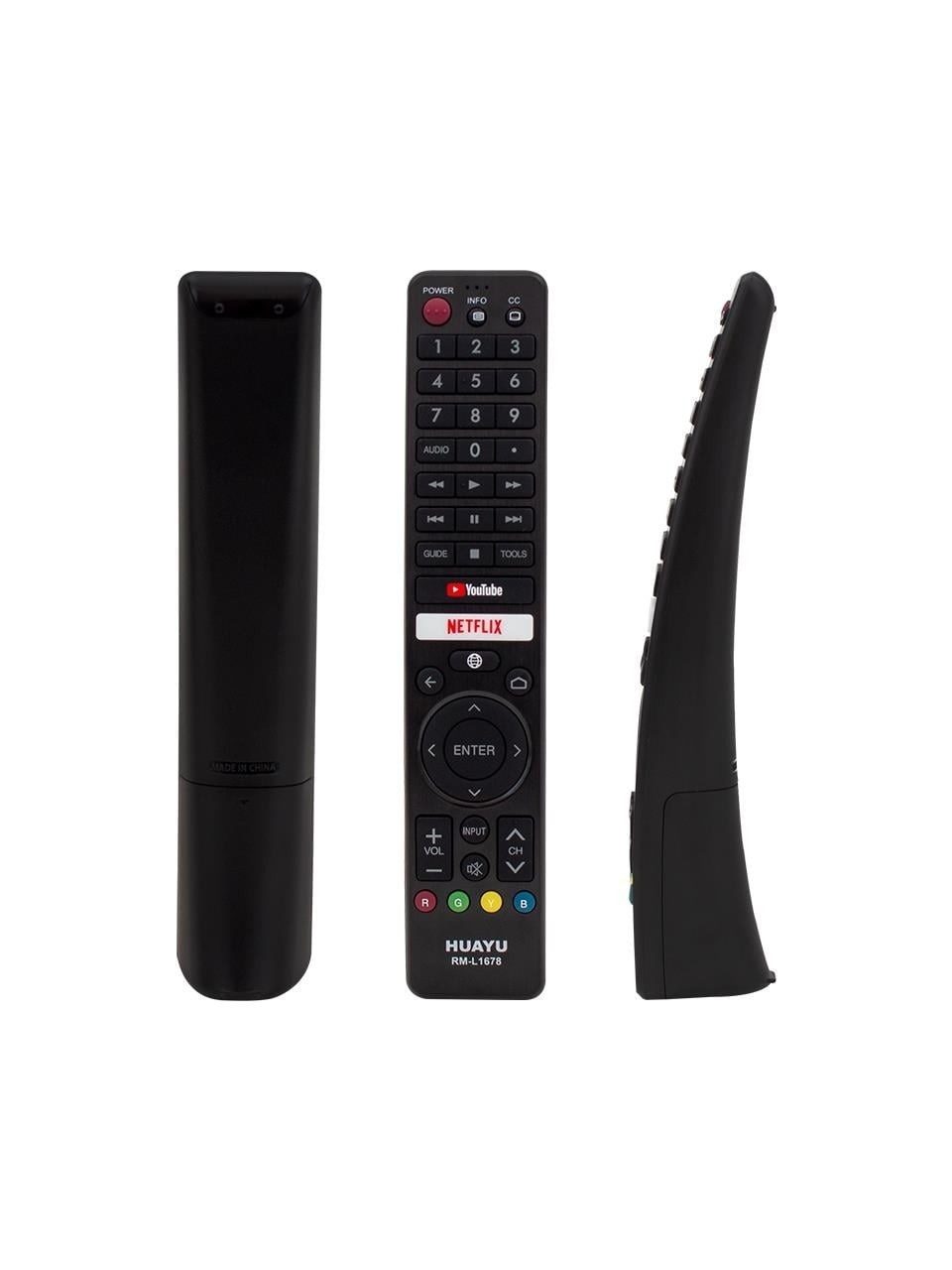 Huayu RM-L1678 Sharp Netflix-Youtube Tuşlu Lcd-Led Tv Kumanda