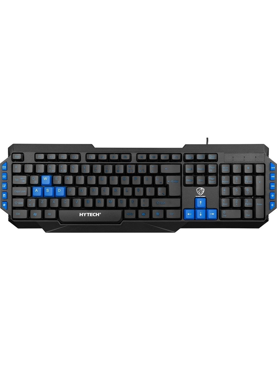 Hytech HYK-46 GAMY Siyah USB Mavi Tuşlu Q Gaming Oyuncu Klavyesi