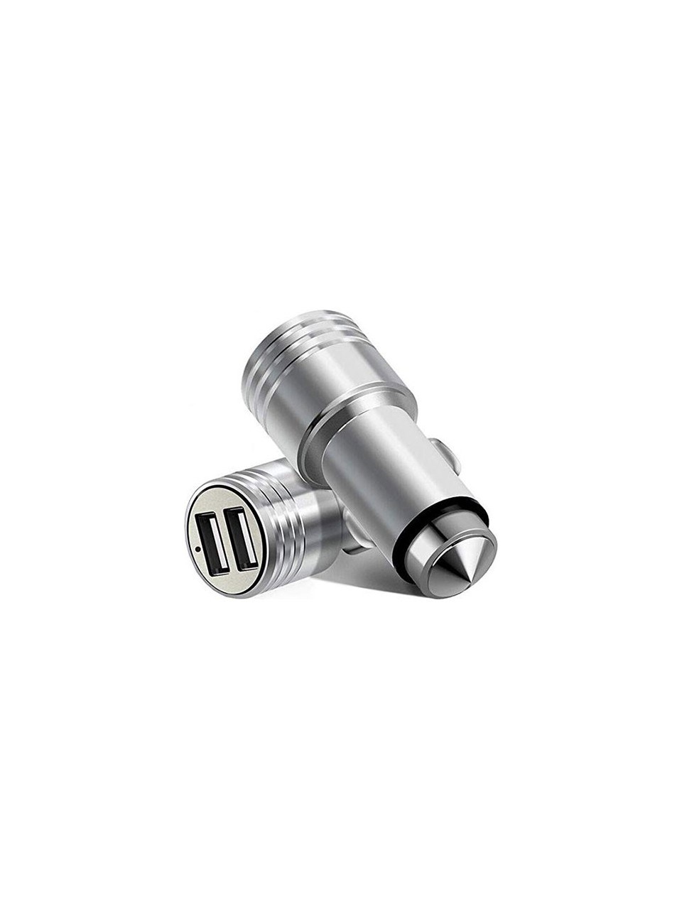 POWERWAY X-633 ÇİFT USB'Lİ 3.1 AMPER METAL ÇAKMAKLIK ARAÇ ŞARJ CİHAZI