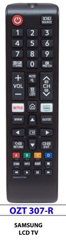 SAMSUNG LCD TV KUMANDA NETFLİX/PRİME OZT 307-R