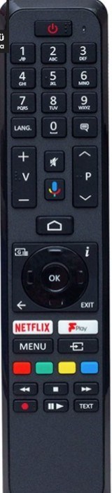 TOSHIBA SES KOMUTLU ANDIROİD ORJİNAL KUMANDA CT-8555 OZT 313-Z