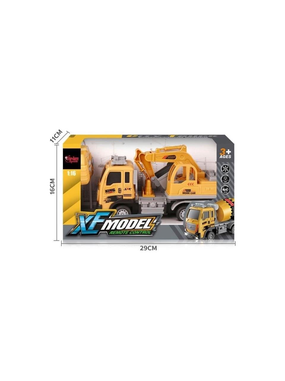 Vrdem789-114A Kumandalı Şarjlı Iş Makinesi -Vardem