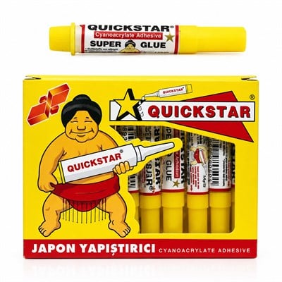 1.4 Gram Japon Yapıştırıcı - 1 Adet - İnce Uçlu Başlık - Hızlı Kuruma Özellikli