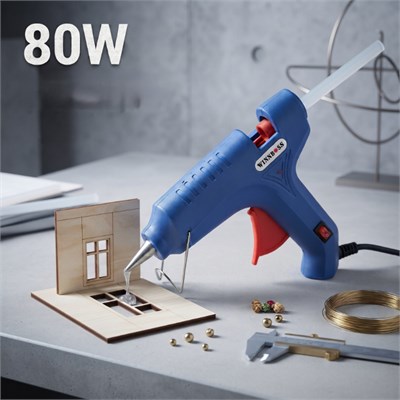 80W Sıcak Silikon Tabancası - Elektrikli - 11 mm Mum Silikon Uyumlu