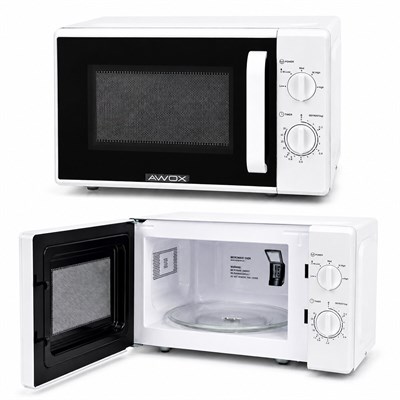 Beyaz Mikrodalga Fırın - Klasik Ön Panel - 20 Litre Kapasite