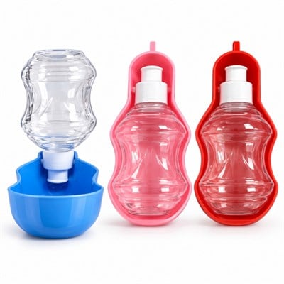 Evcil Hayvan Su Matarası - 250 ml - Taşınabilir - Plastik