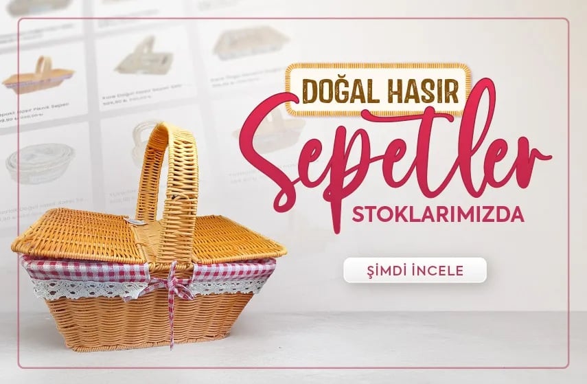 Doğal Hasır Sepetler