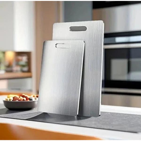 2'li Paslanmaz Çelik Kesim Panosu Seti