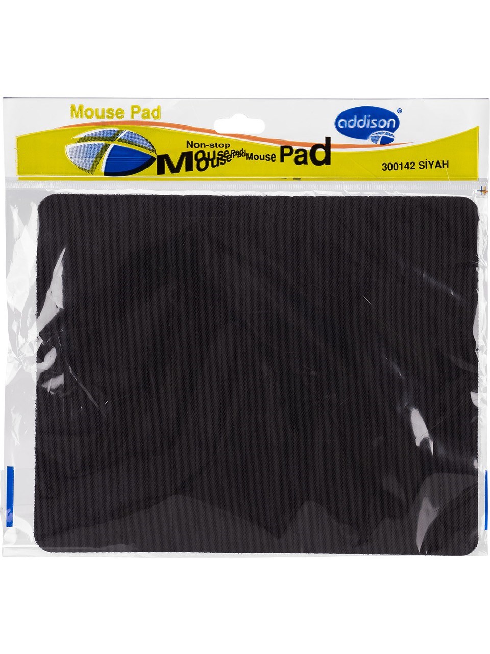 Addison 300142 Mouse Pad Siyah 2mm x 177mm x 217mm