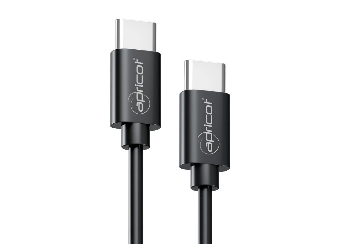Apricot APC-PD260T-B PD 1 Metre Type C to Type C PD 40W QuickCharge Siyah Hızlı Şarj Kablosu
