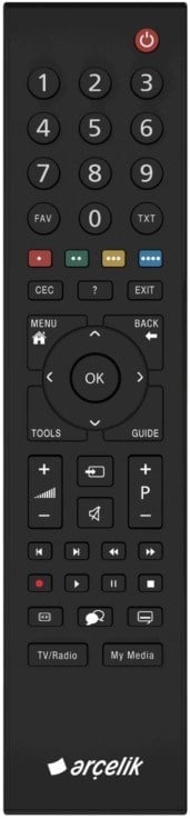 Arçelik/Beko Lcd Tv Kumanda ORJİNAL OZT 300-H