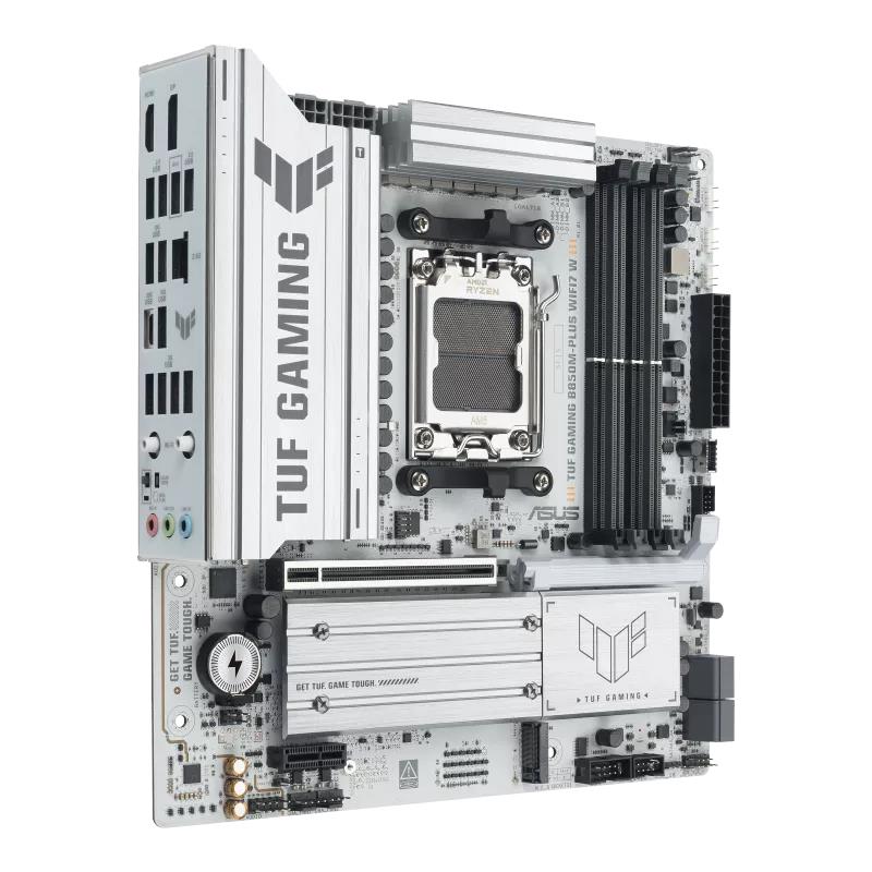 ASUS TUF GAMING B850M-PLUS WIFI 7 AMD ANAKART BEYAZ