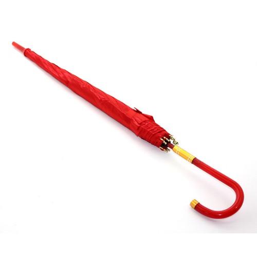 Baston Şemsiye Kırmızı Renk