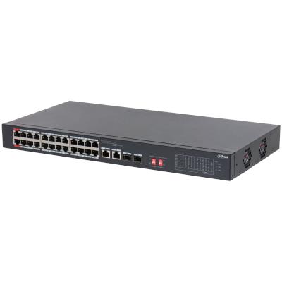 DAHUA S3226-24ET-240 24 PORT 24XFE-2XGE-2X1GE/SFP 240W POE SWİTCH