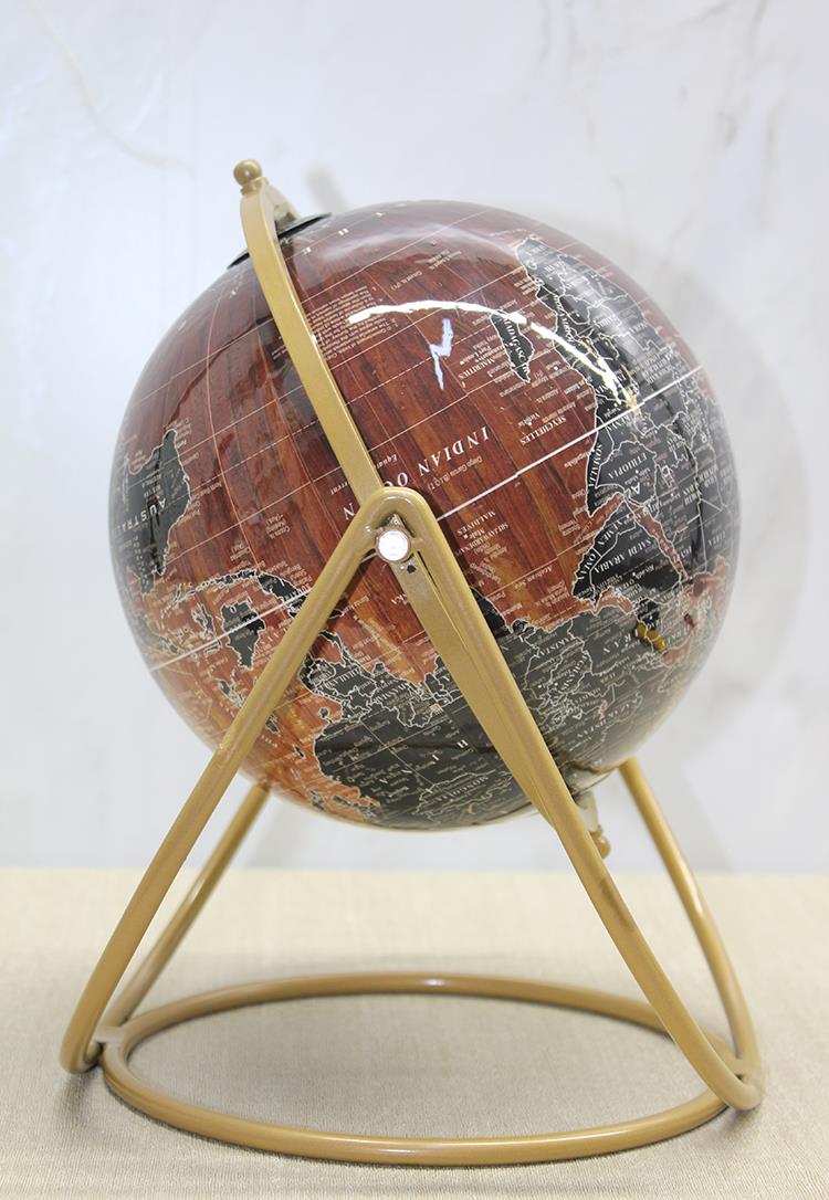 Dekoratif Metal Standlı Dünya Küre - Model 1
