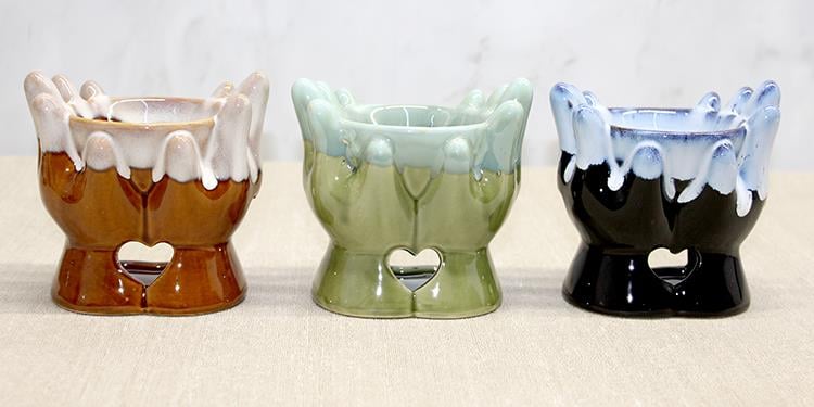 El Tasarımlı Seramik Buhurdanlık Model 2