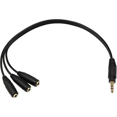 Elektromer 5+1 3.5 mm ST Erkek / 3.5 mm ST Dişi X 3 5+1 Ses Kablosu