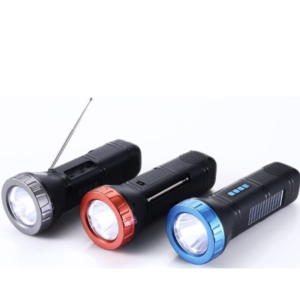 Güneş Enerjili Bluetooth Radyo Özellikli Kamp El Feneri
