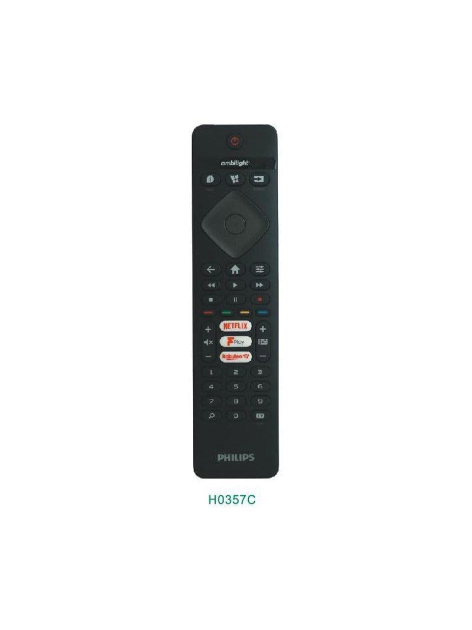 Huayu Kl Phılıps RM-L1660 H0357C Netflıx-Rakuten Tv Tuşlu Tv Kumanda