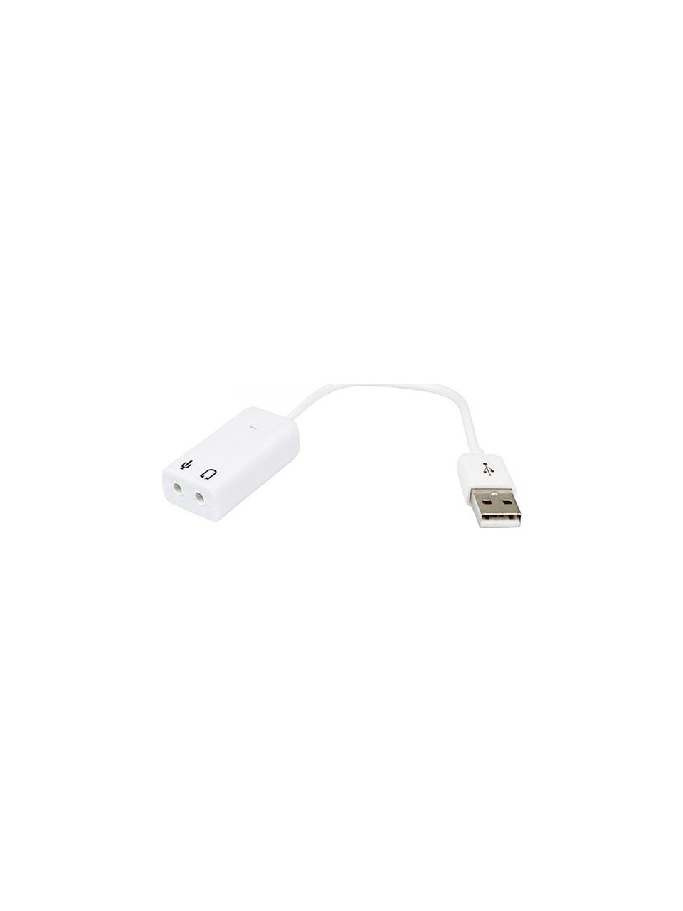 Hytech HY-U715 Kablolu USB Beyaz Ses Kartı 7.1 Dual Channel