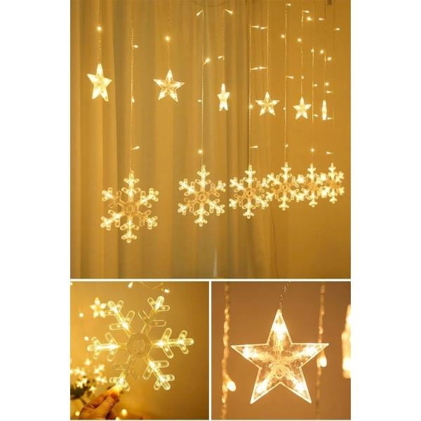 Kar Tanesi Perde LED