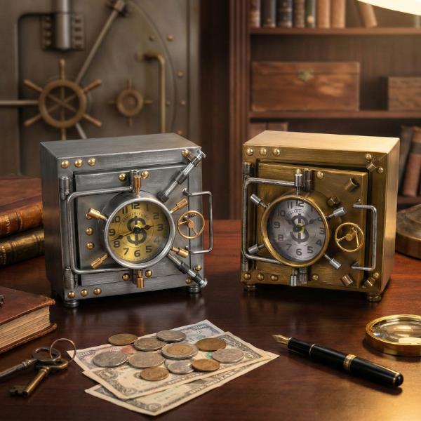 Kasa Tasarımlı Masaüstü Saat