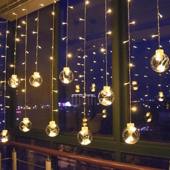 Küre Toplu Perde Led Işık