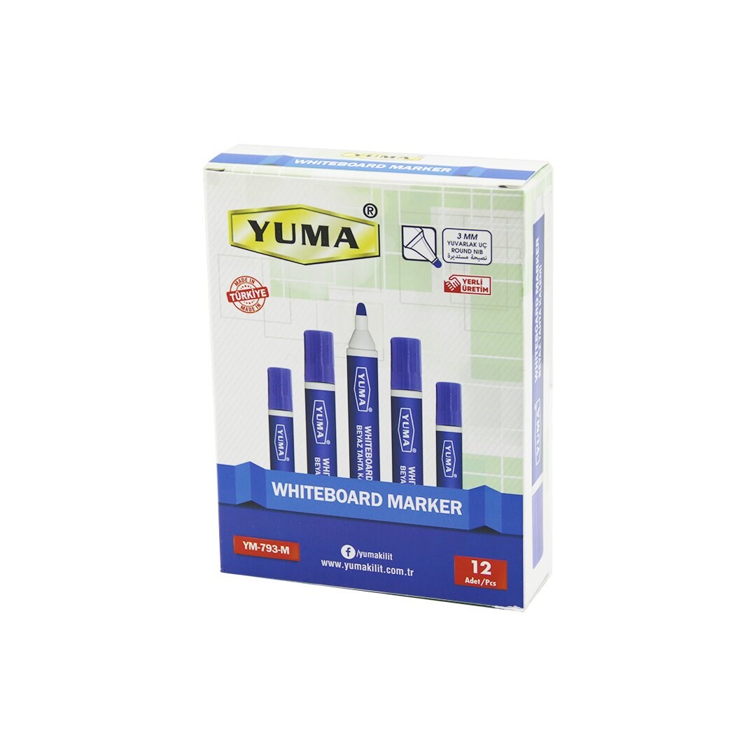Mavi Renk Tahta Kalemi - 1.5-3 mm - Yuvarlak Uç - 1 Adet