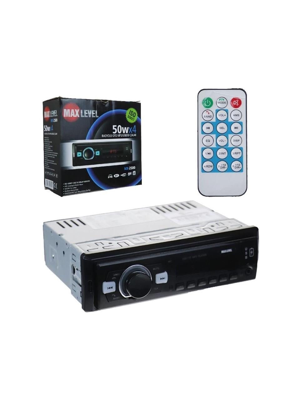 Max Level Maxlevel MX-2500 4X50W Oto Teybi