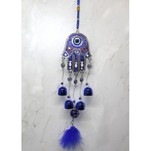 Metal Nazar Boncuğu Çan Model 18