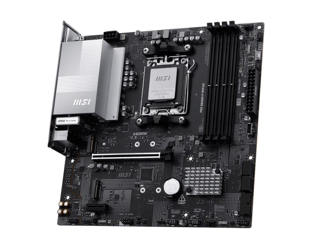 MSI PRO B840M-P WIFI6E DDR5 mATX AM5