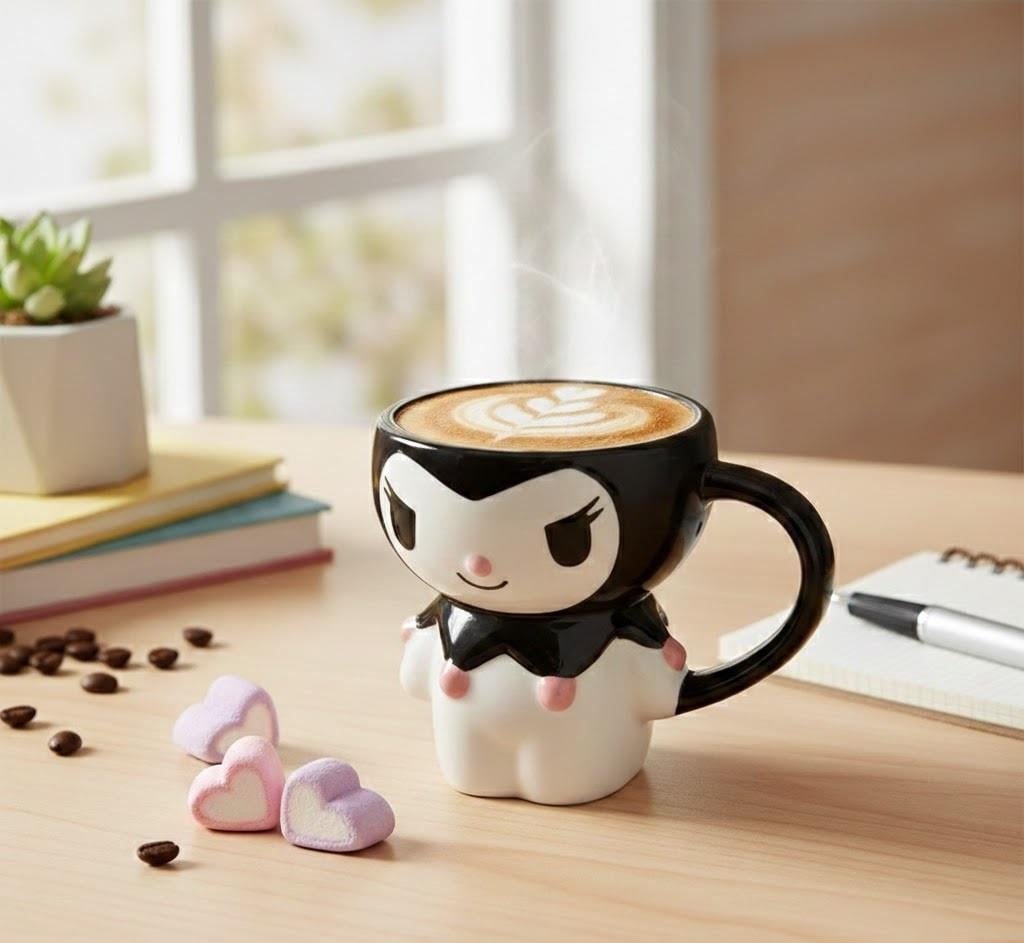Sanrio Kuromi Kapaklı Kupa