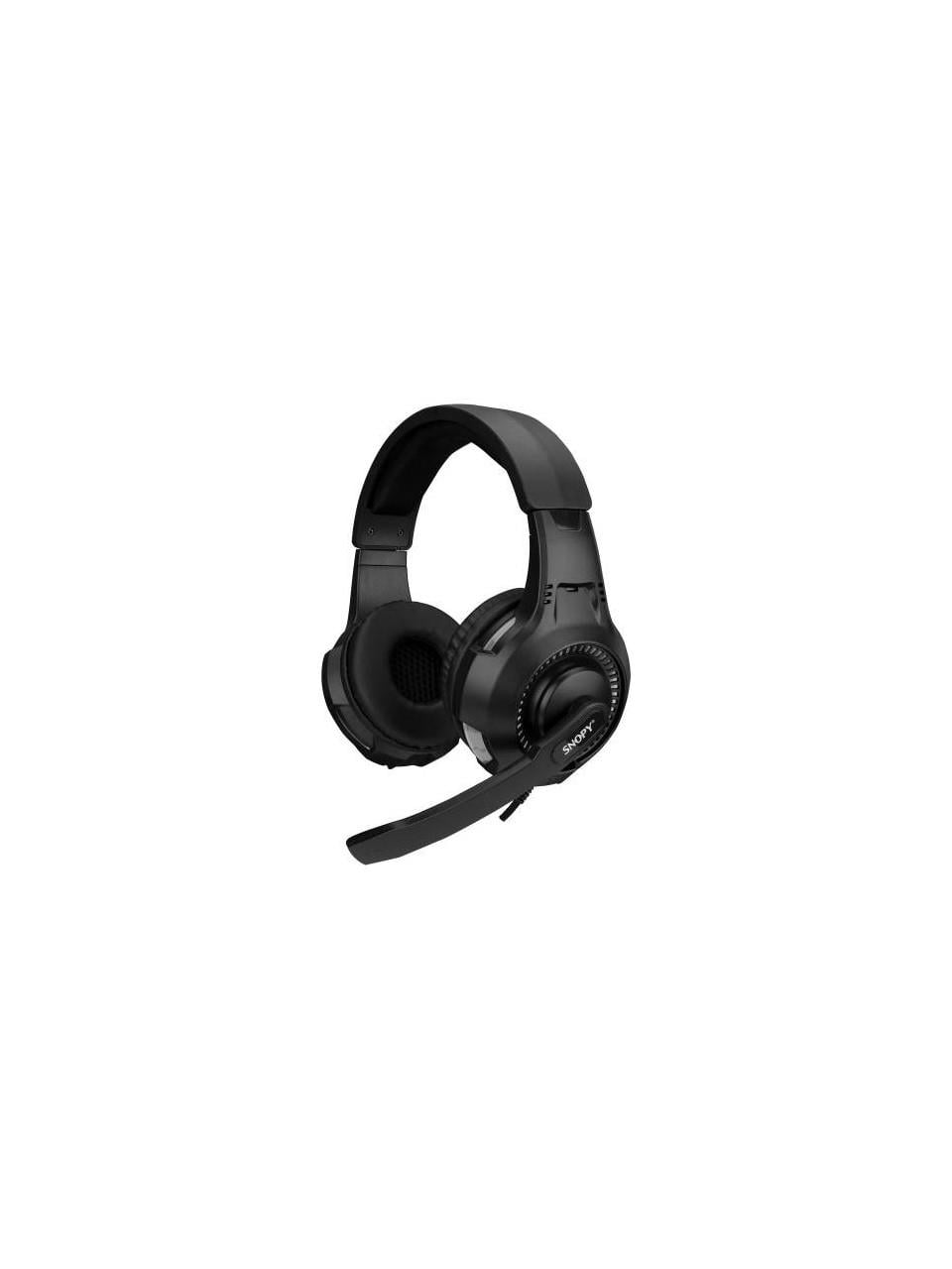 Snopy SN-8800 Gametıme Siyah Ledli Oyuncu Mikrofon Kulaküstü Kulaklık