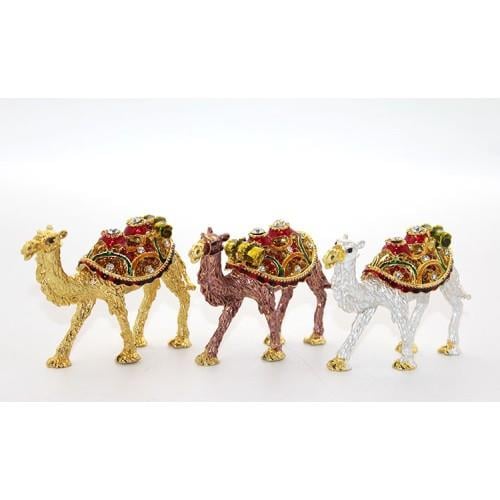 Swarovski Taşlı Tekli Deve Figürü Model 1