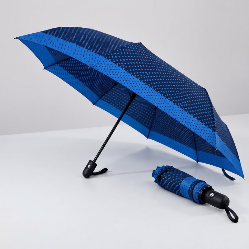 Tam Otomatik Şemsiye - 8 Telli - Karışık Desenli - Su İtici Kumaş