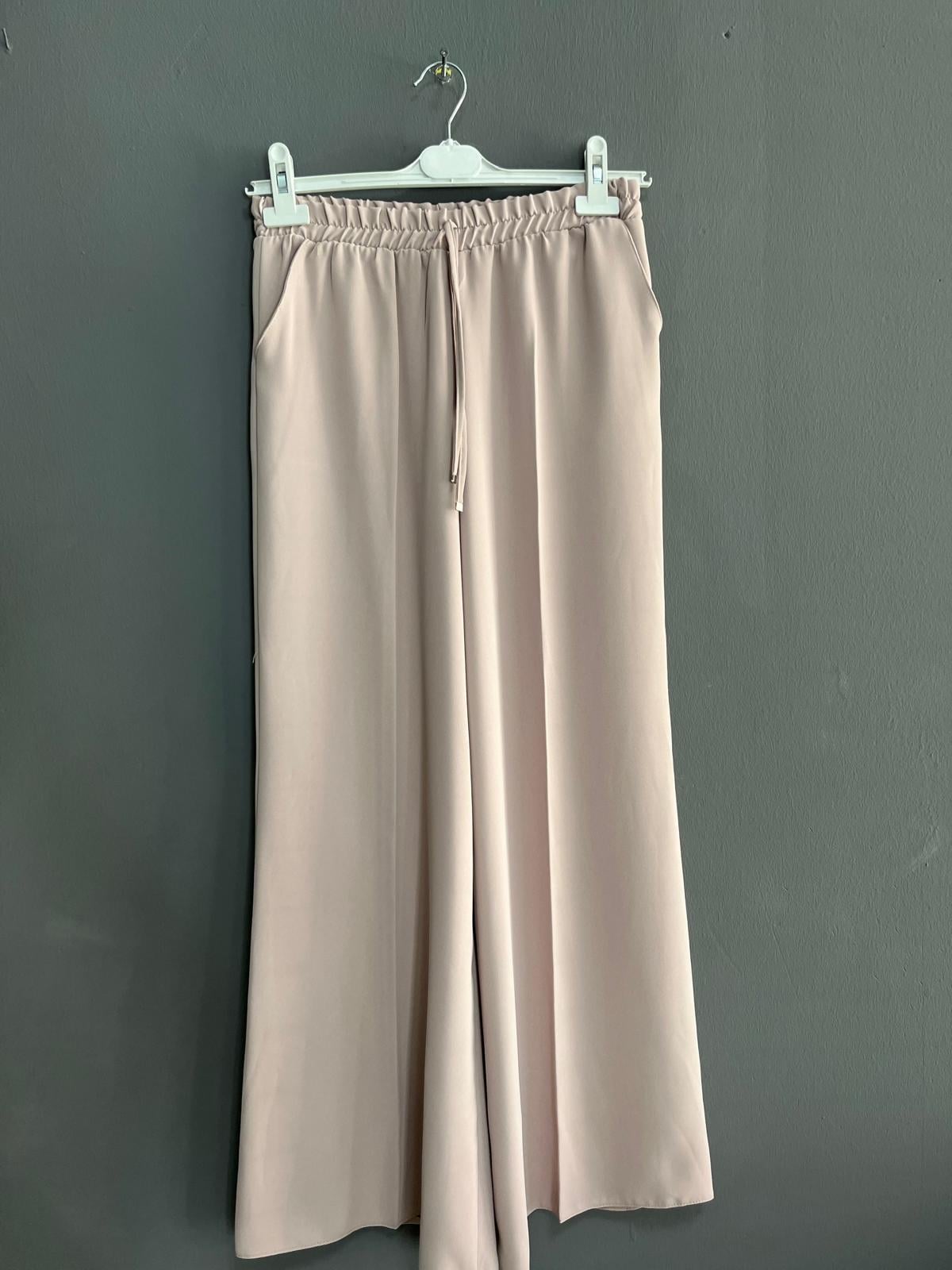 0339 KREP KUMAŞ PANTOLON KREM 