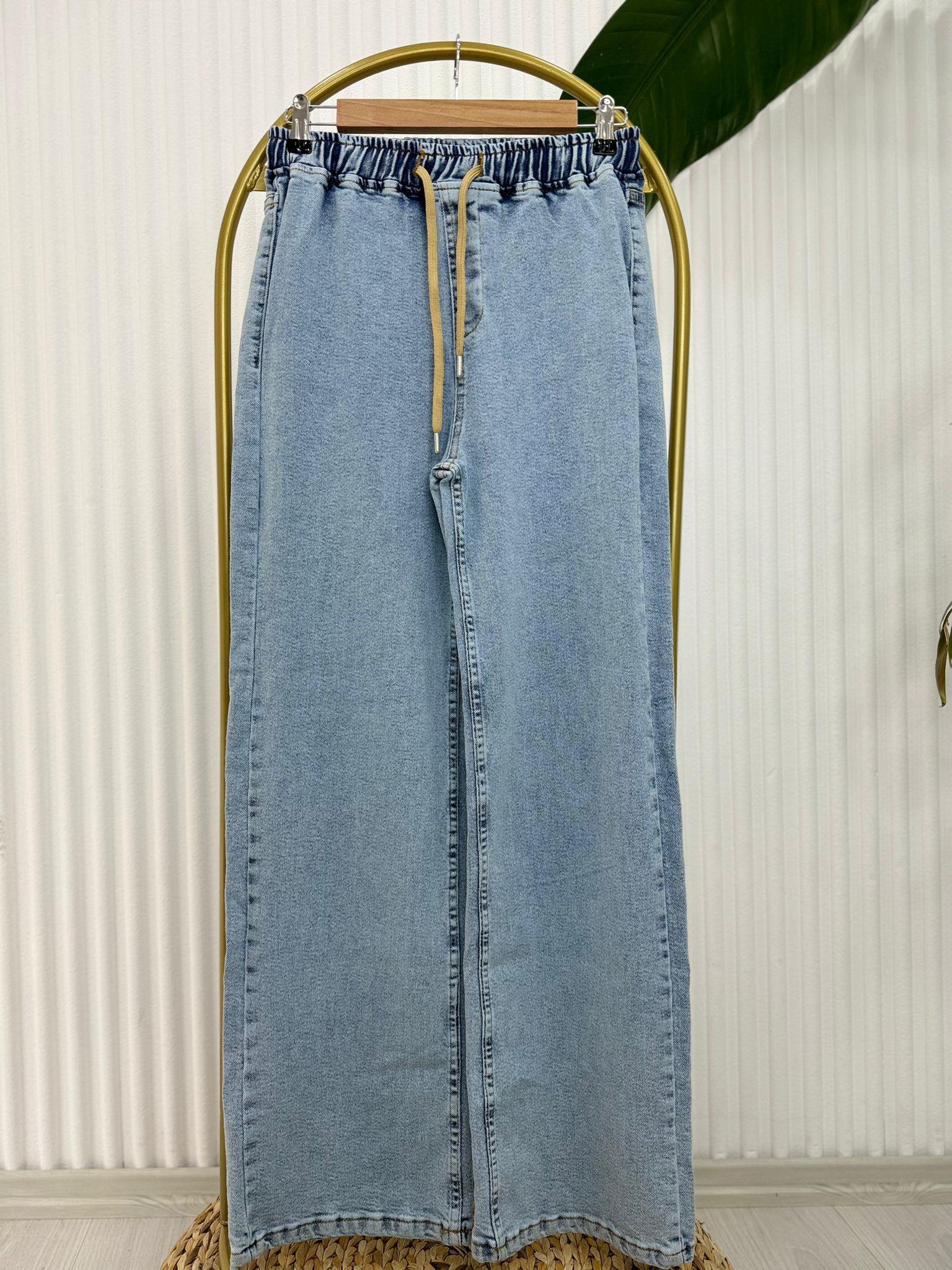 1038 İP DETAY KOT PANTOLON 40