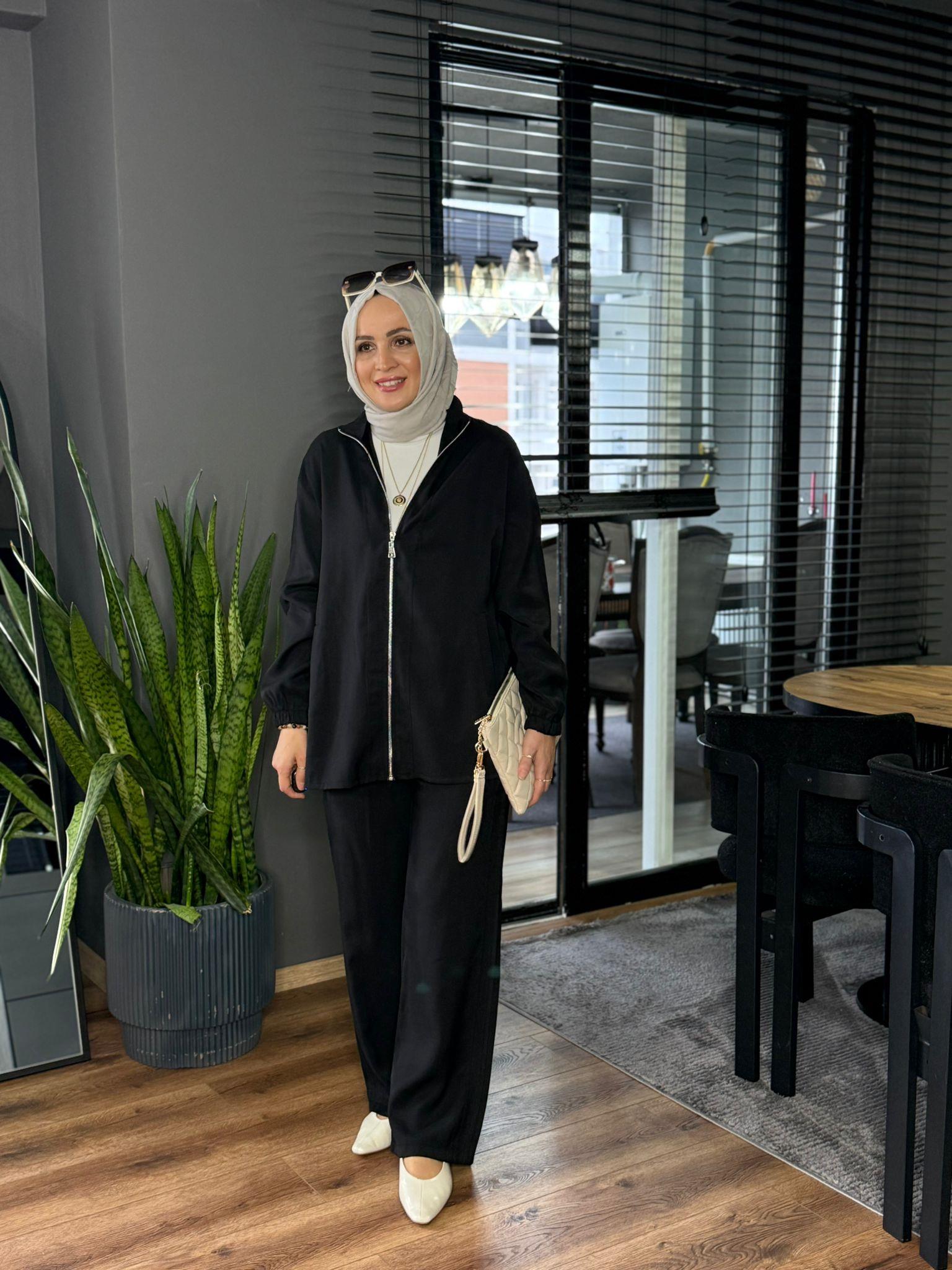 22851 FERMUARLI TAKIM SİYAH 