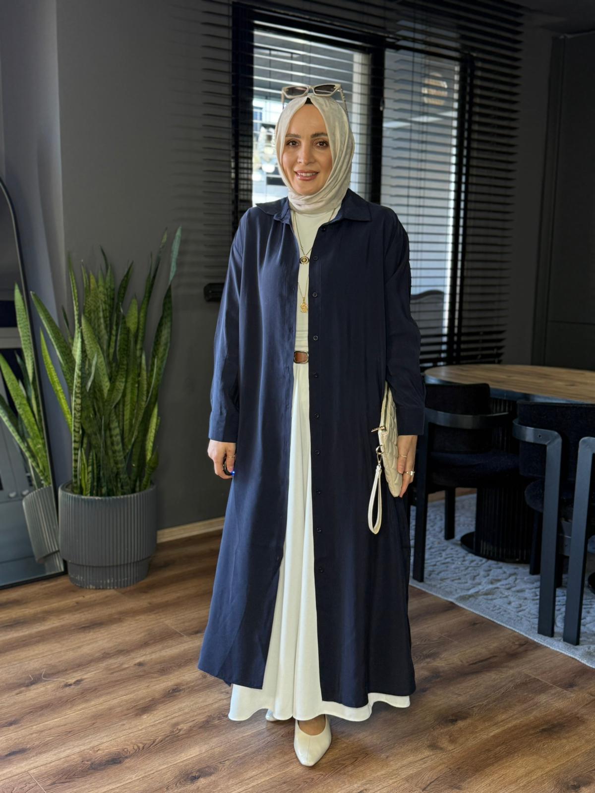 24308 TAM BOY GÖMLEK LACİVERT 