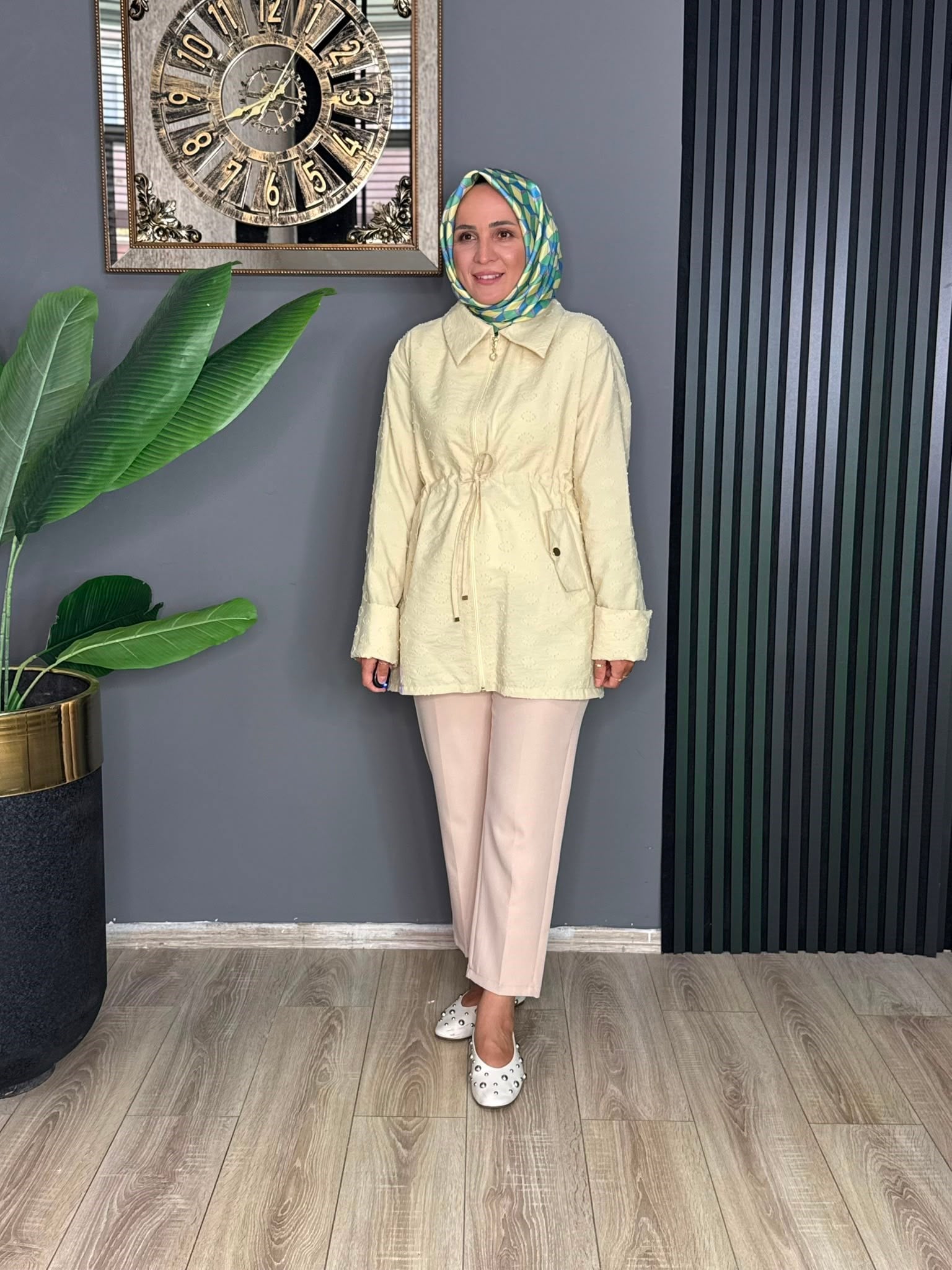 24417 KABARTMA DESEN KAP SARI 