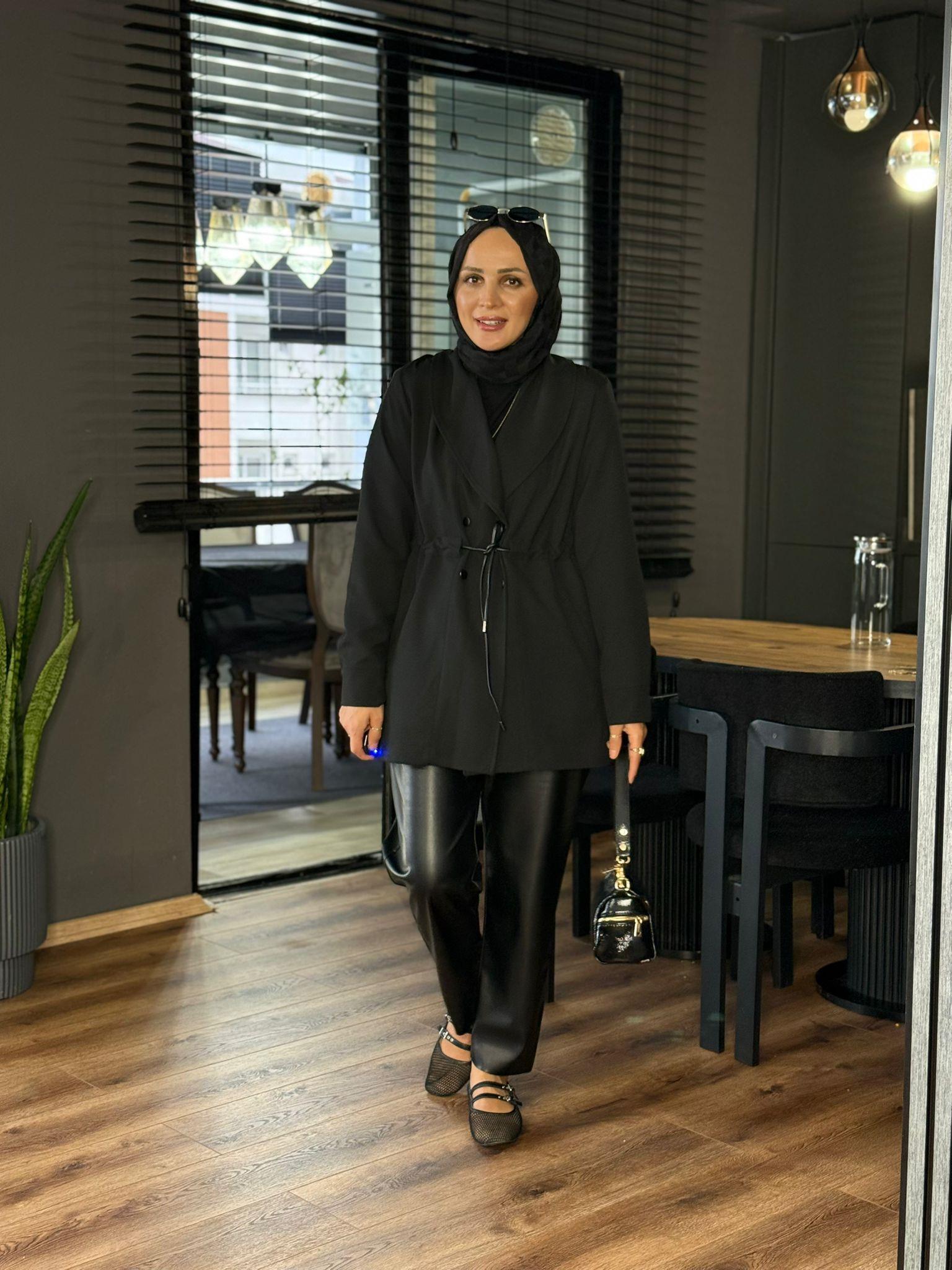 2596 ASTARLI CEKET SİYAH 