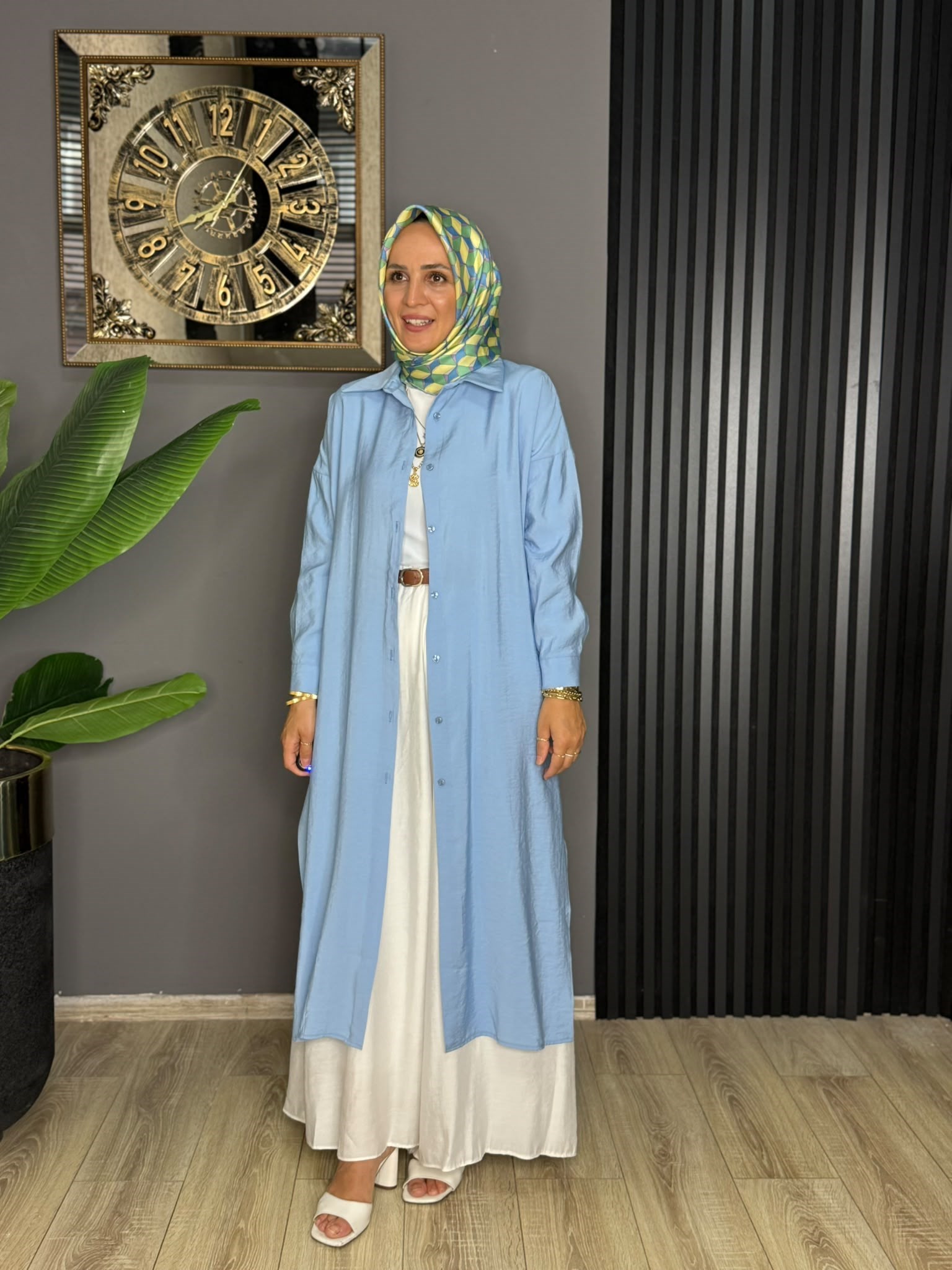 2760 FERACE TUNİK MAVİ 